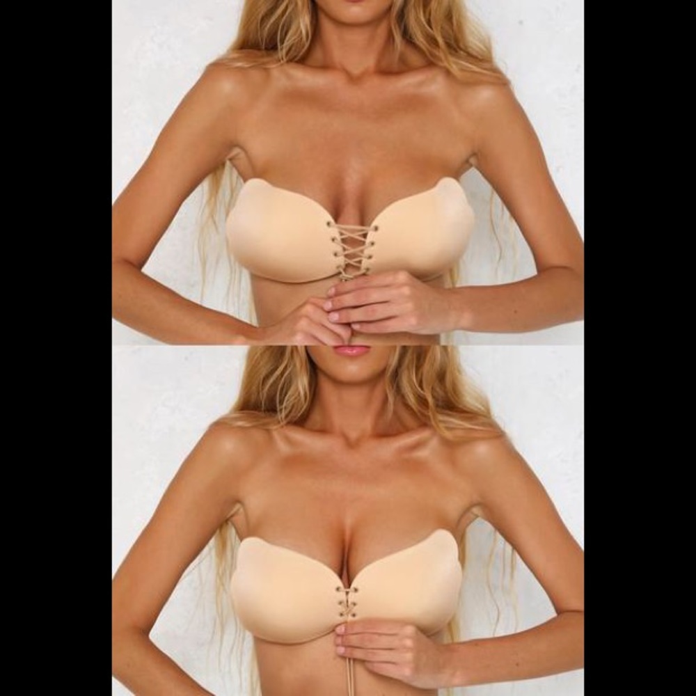 Backless Strapless Push-up Stick-on | Wing Style